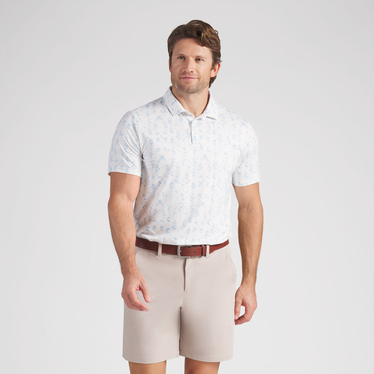CLOUDSPUN Argyle Bloom BN Golf Polo | Puma Golf Trending