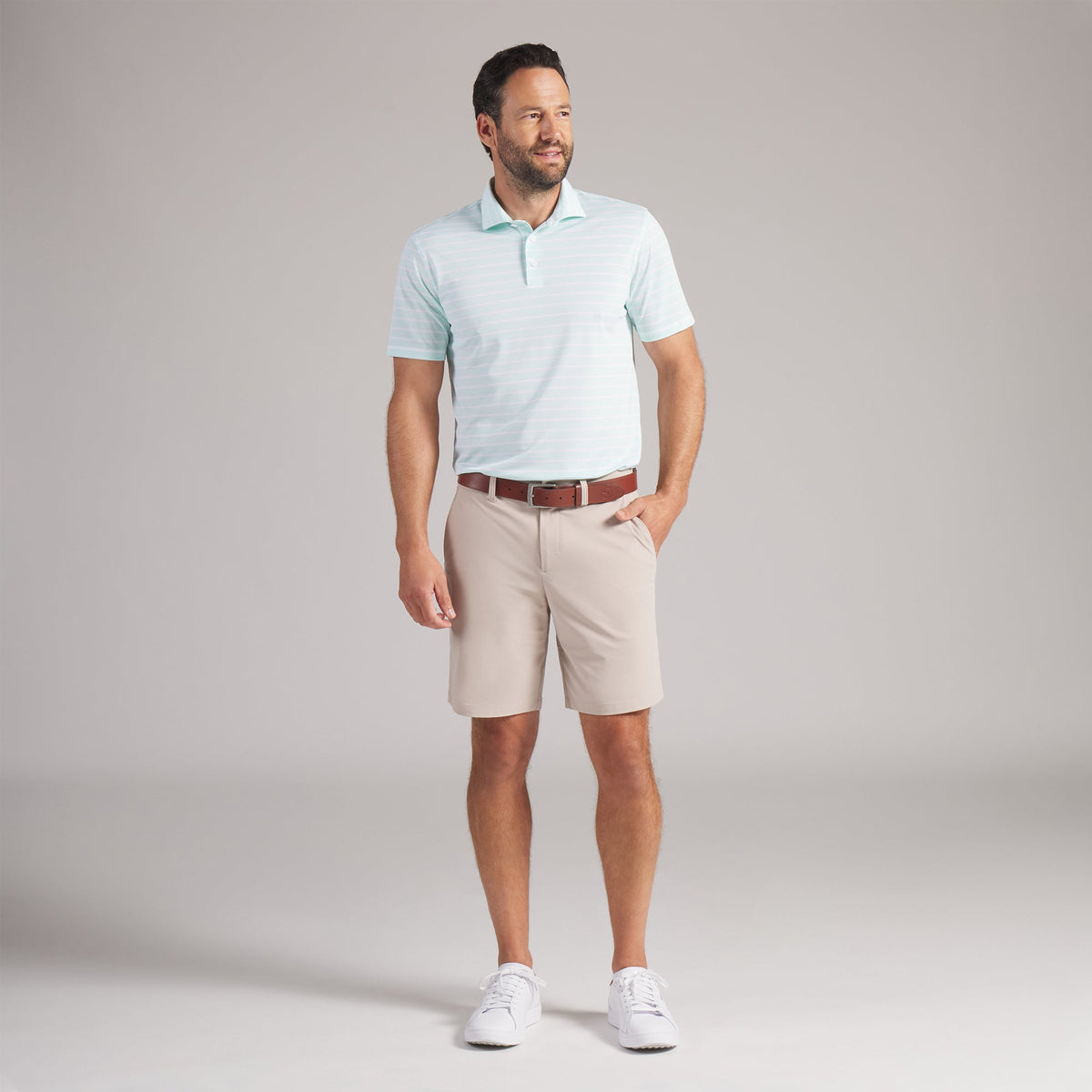 Clubhouse Stripe Golf Polo | Puma Golf Premium