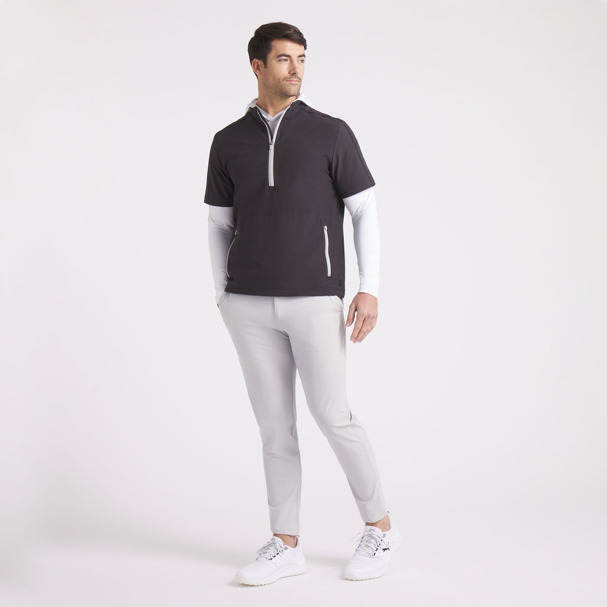 Ripguard Short Sleeve Pullover Golf Jacket | Puma Golf Value