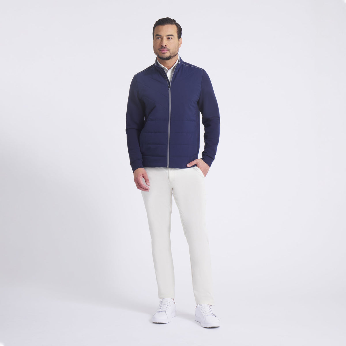 CLOUDSPUN Fleece Hybrid BN Golf Jacket | Puma Golf Featured