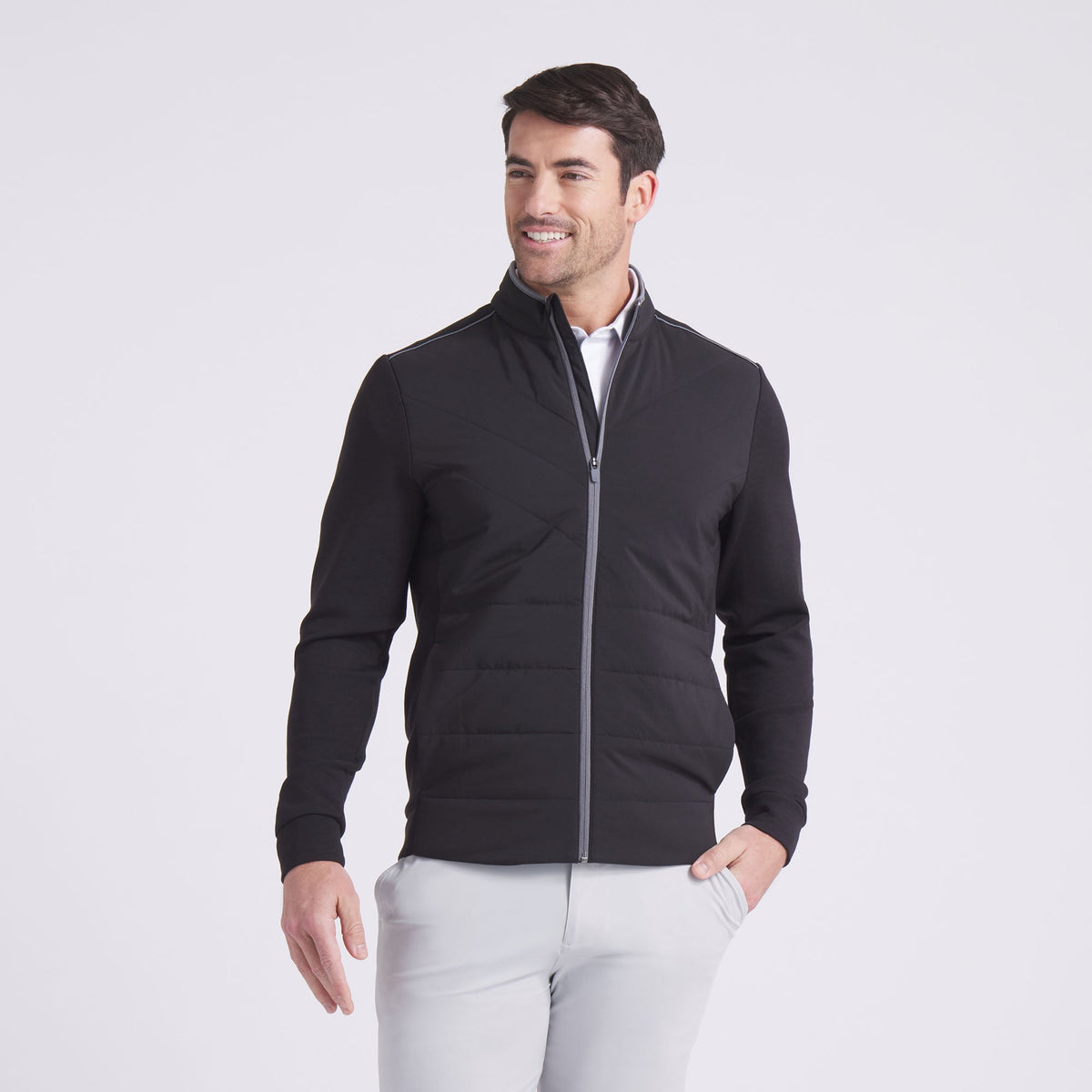 CLOUDSPUN Fleece Hybrid BN Golf Jacket | Puma Golf Featured