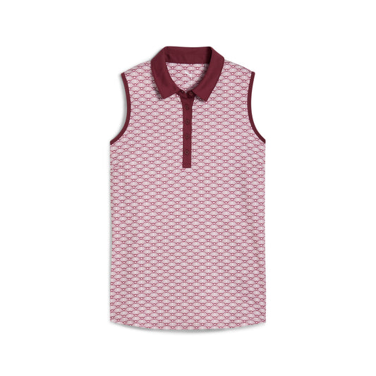 Women's CLOUDSPUN Scallop Sleeveless Golf Polo | Puma Golf Special Offer