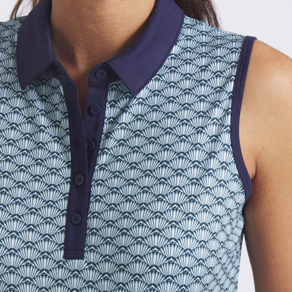 Women's CLOUDSPUN Scallop Sleeveless Golf Polo | Puma Golf Special Offer