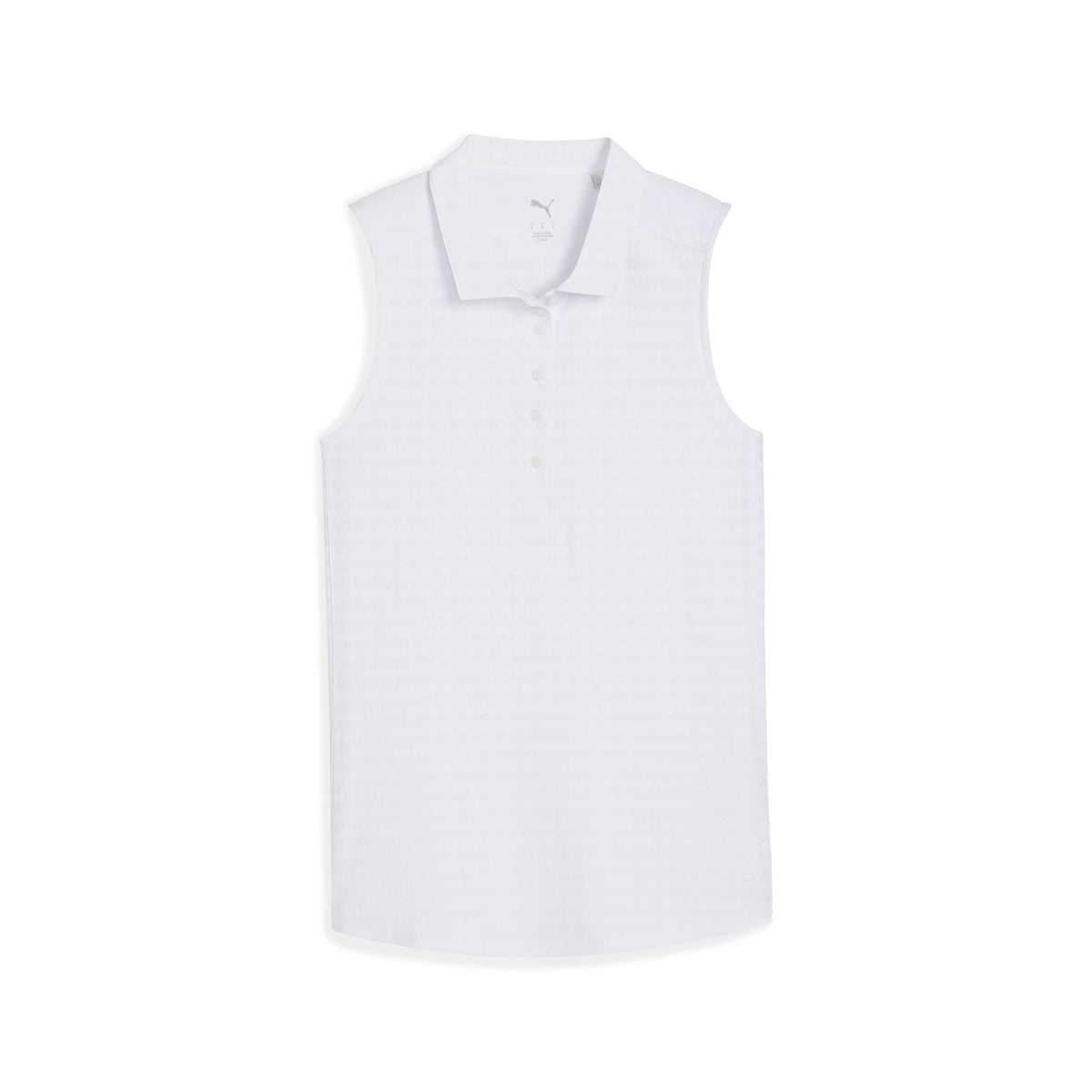 Women's Houndstooth Sleeveless Golf Polo | Puma Golf Special Offer