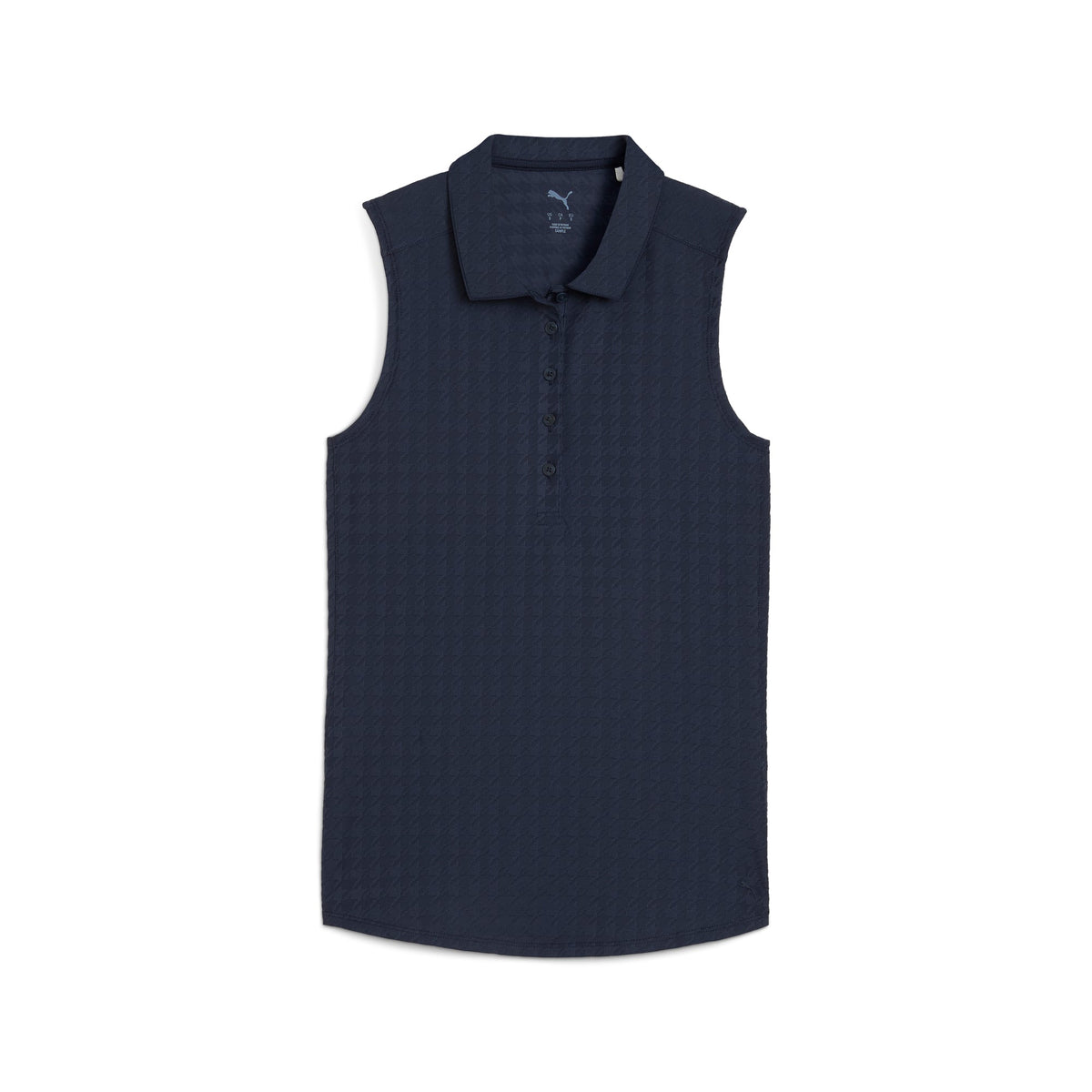 Women's Houndstooth Sleeveless Golf Polo | Puma Golf Special Offer