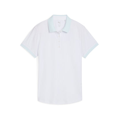Women's MATTR Stripe Jacquard Golf Polo | Puma Golf Trusted