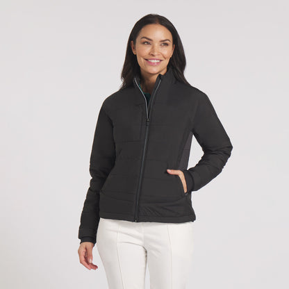 Women's Kyley Quilted Golf Jacket | Puma Golf Featured