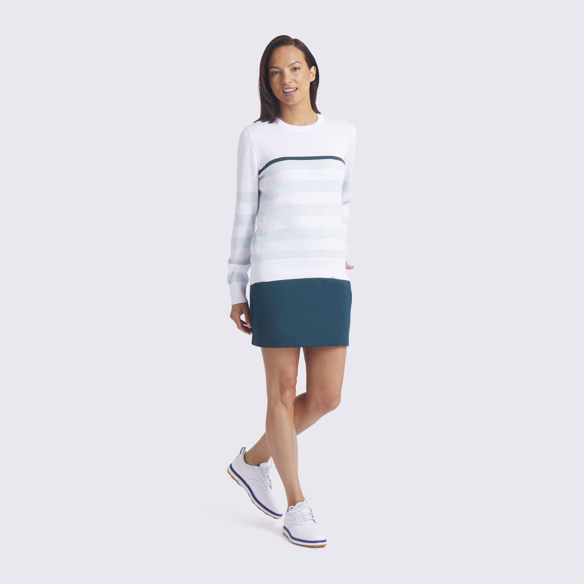 Women's Resort Stripe Golf Sweater | Puma Golf Trusted