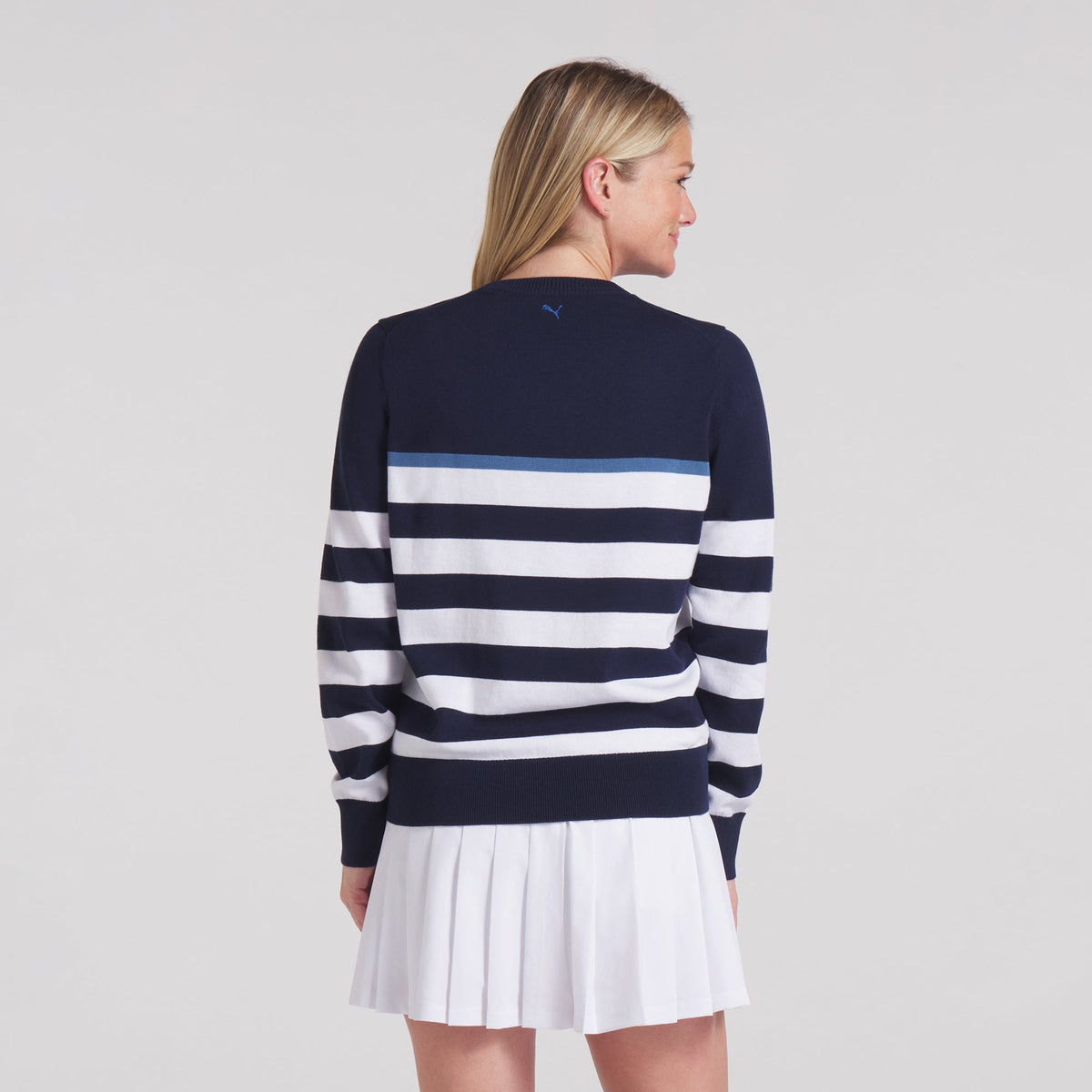 Women's Resort Stripe Golf Sweater | Puma Golf Trusted