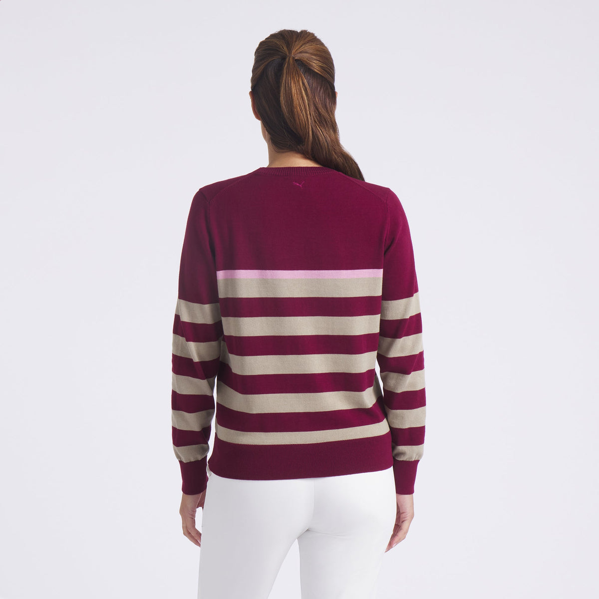 Women's Resort Stripe Golf Sweater | Puma Golf Trusted