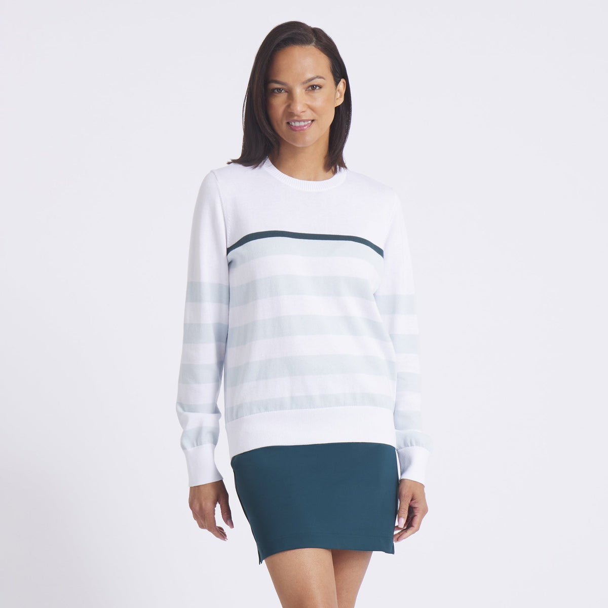 Women's Resort Stripe Golf Sweater | Puma Golf Trusted