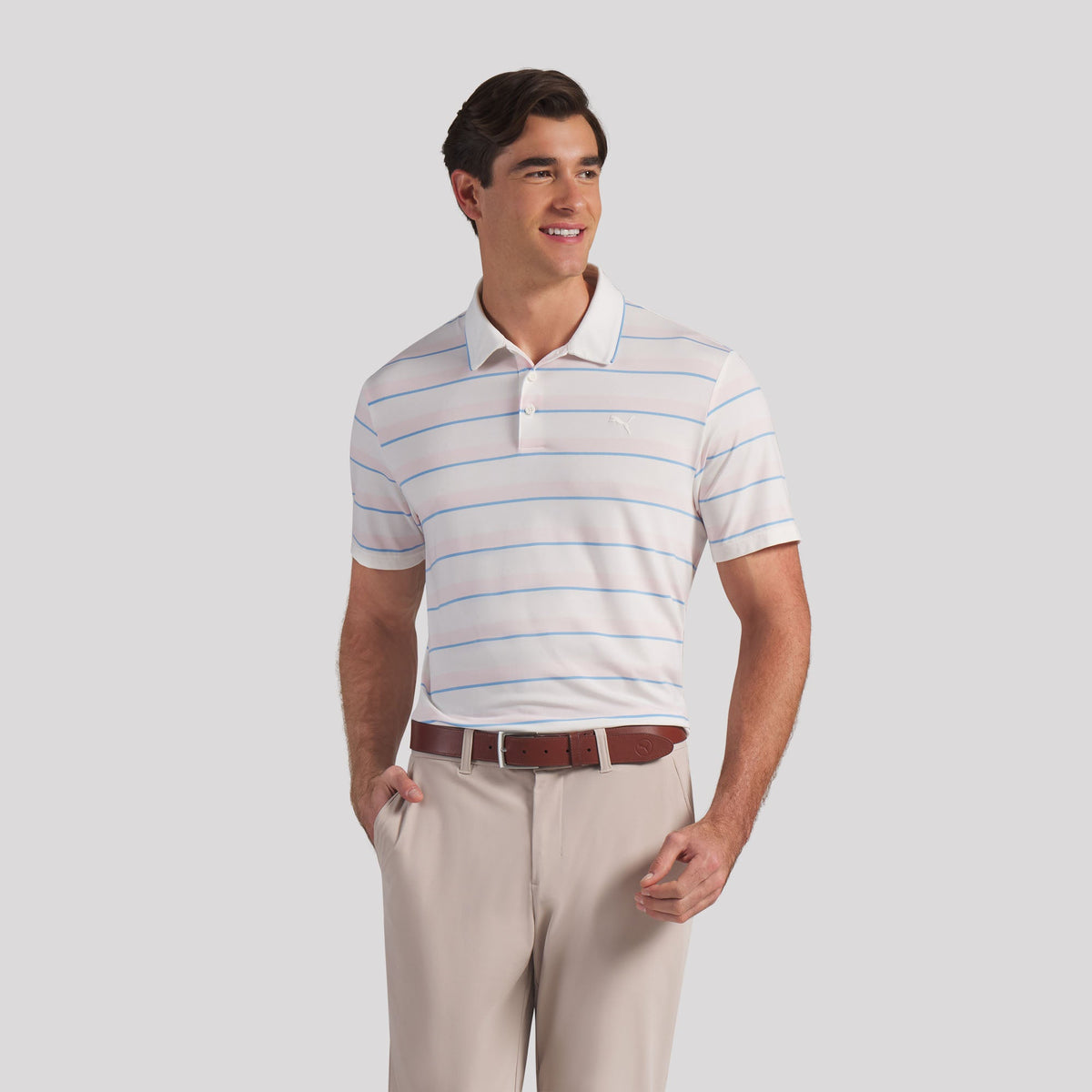 CLOUDSPUN Stripe Golf Polo | Puma Golf Quality