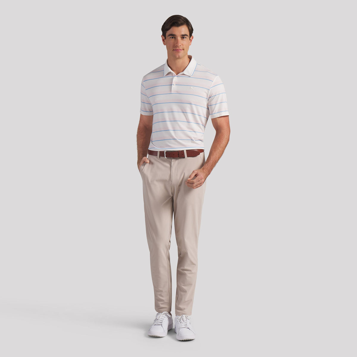 CLOUDSPUN Stripe Golf Polo | Puma Golf Quality