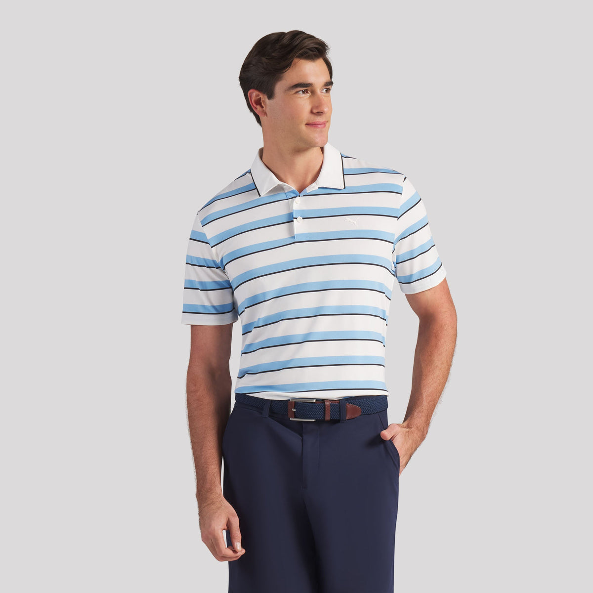 CLOUDSPUN Stripe Golf Polo | Puma Golf Quality
