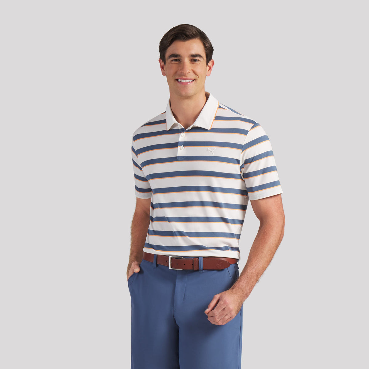 CLOUDSPUN Stripe Golf Polo | Puma Golf Quality
