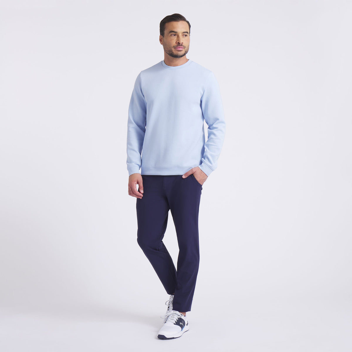 CLOUDSPUN Fleece Crewneck Golf Sweater | Puma Golf Signature