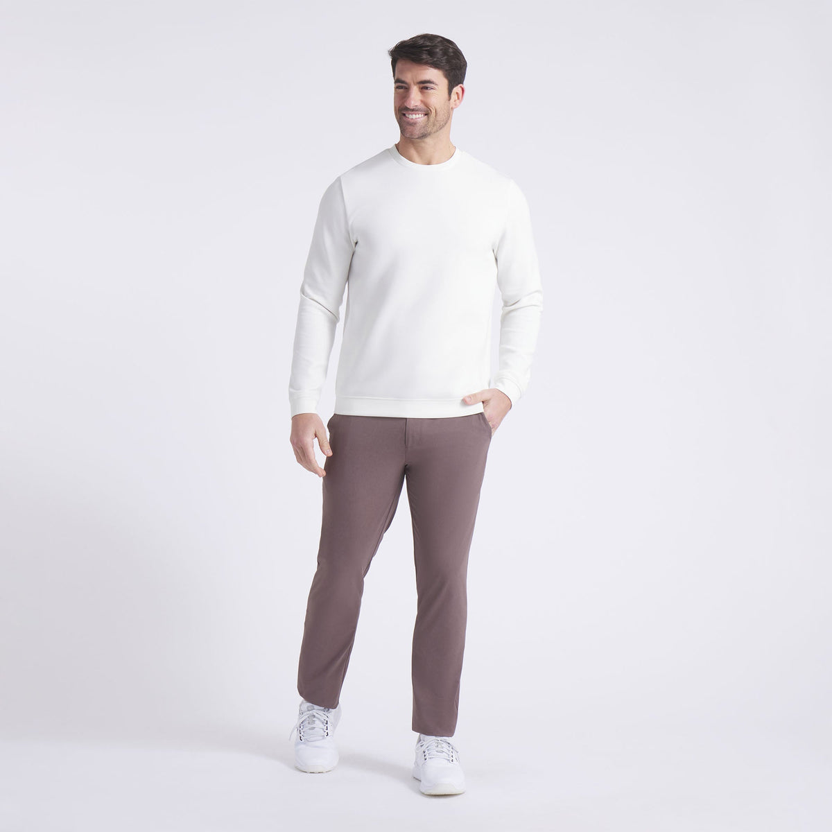 CLOUDSPUN Fleece Crewneck Golf Sweater | Puma Golf Signature