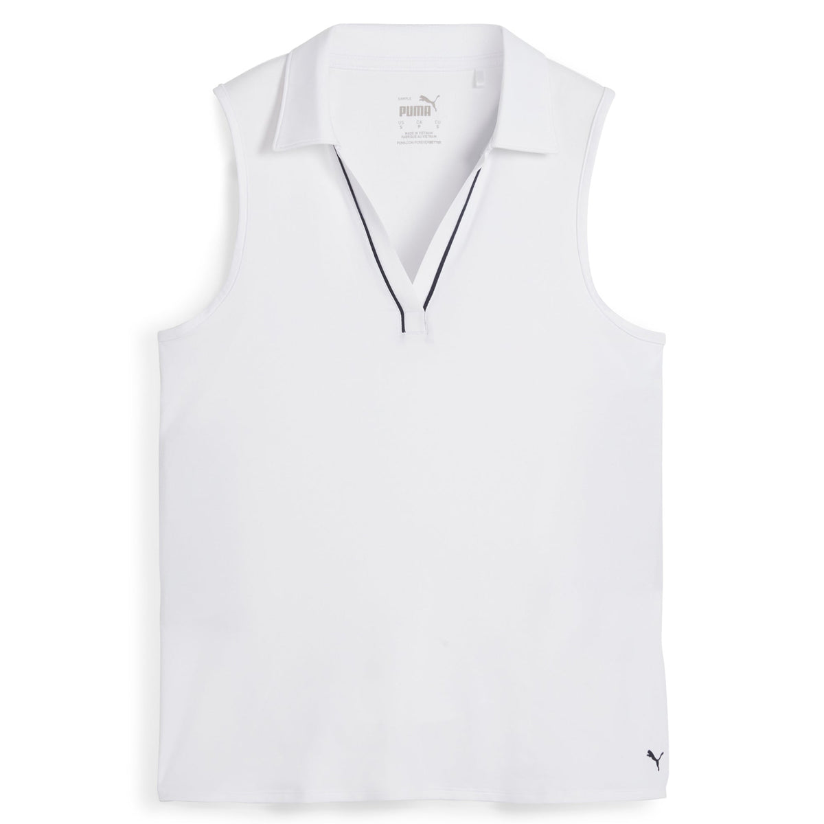 Women's CLOUDSPUN Piped Sleeveless Golf Polo | Puma Golf Sale
