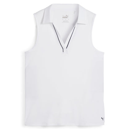 Women's CLOUDSPUN Piped Sleeveless Golf Polo | Puma Golf Sale