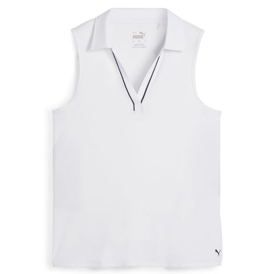 Women's CLOUDSPUN Piped Sleeveless Golf Polo | Puma Golf Sale