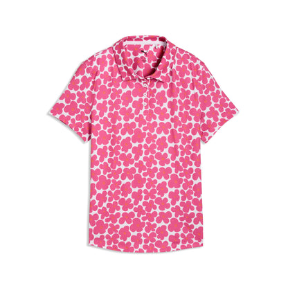 Girl's CLOUDSPUN Floral Golf Polo | Puma Golf Trusted