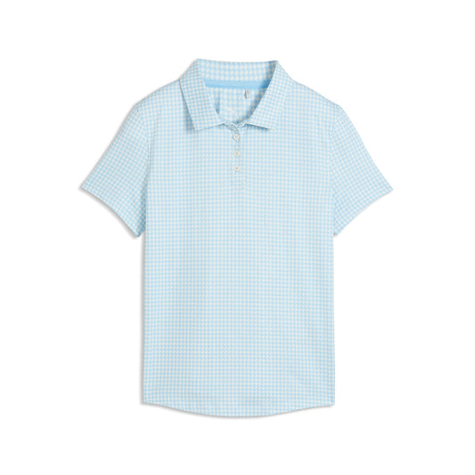 Girl's CLOUDSPUN Mono Check Golf Polo | Puma Golf Value