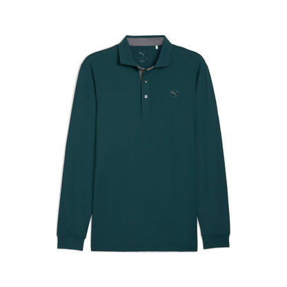 CLOUDSPUN Long Sleeve Midweight Golf Polo | Puma Golf Classic