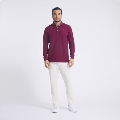 CLOUDSPUN Long Sleeve Midweight Golf Polo | Puma Golf Classic