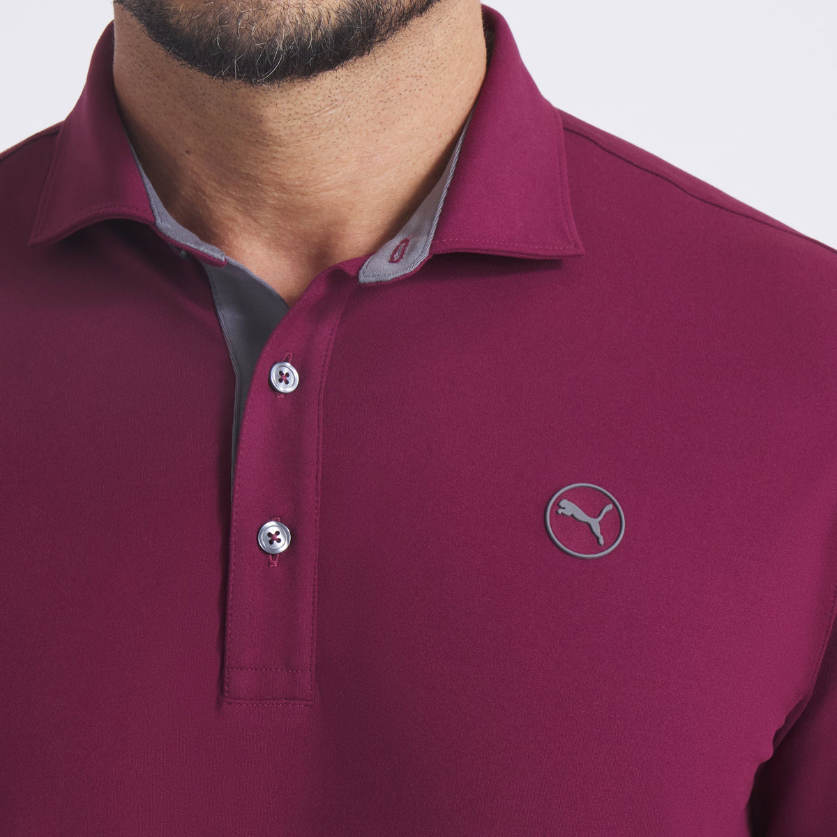 CLOUDSPUN Long Sleeve Midweight Golf Polo | Puma Golf Classic